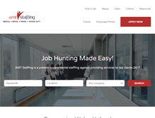 Tablet Screenshot of amtstaffing.com